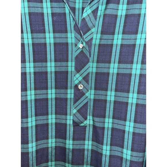 Talbots Plus Non-Iron Blackwatch Top 22W - Picture 6 of 7